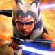 Ahsoka, ready to fight.